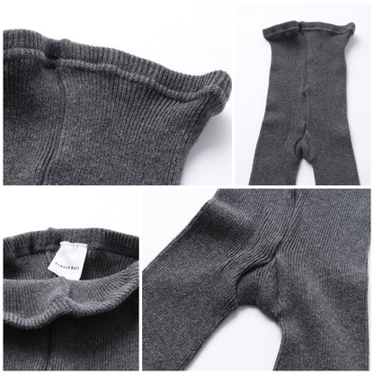 French Bull(フレンチブル)No.03-0041 ベロウスパッツ(3色)【無地 リブ レギンス トレンカ】【冷え取り 汗取り 重ね履き あったか/無地】 防寒 綿 コットン 日本製】