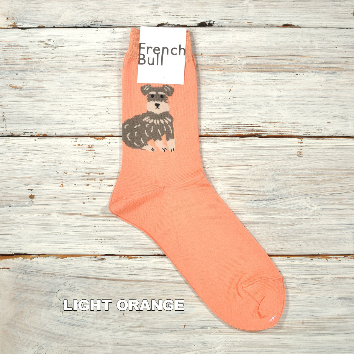 French Bull フレンチブル No.11-26105 ボンジュールソックス(4色) 2026年春夏新作 宴 レディース 靴下 Bonjour シュナウザー エジプト綿 程よい薄さ 日本製【追跡メール便送料無料】