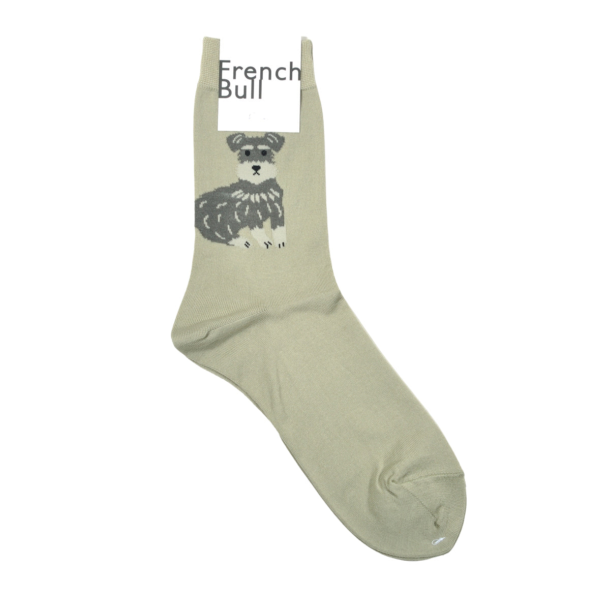 French Bull フレンチブル No.11-26105 ボンジュールソックス(4色) 2026年春夏新作 宴 レディース 靴下 Bonjour シュナウザー エジプト綿 程よい薄さ 日本製【追跡メール便送料無料】