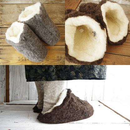 COLDBREAKER(コールドブレイカー)【送料無料！】BOOTIES NO HEEL ブーティーズノーヒール(2色)【MADE IN POLAND】【ウール100％ 滑り止め付き 手洗いOK ルームシューズ 室内履き ふわふわ 暖か 防寒 正規品】