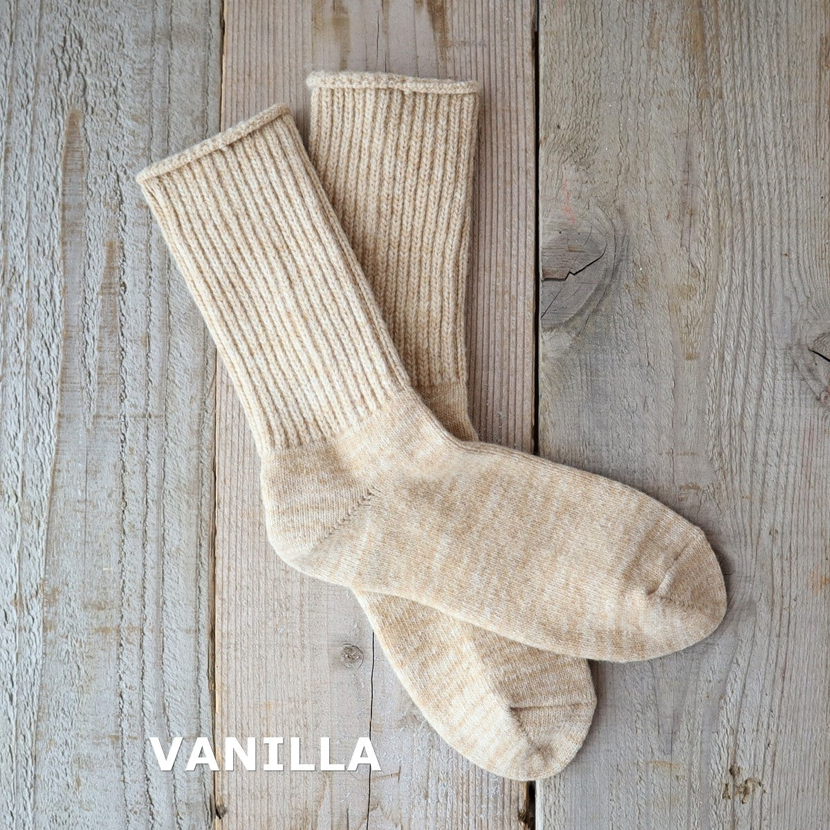 Put on socks(プットオンソックス)"BOSTON(ボストン)" ラムウール メランジ ソックス(5 COLOR)【204-25年秋冬☆数量限定生産！】【ラムズウール 柔らかい質感 厚み かわいい 温活 日本製】