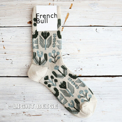 French Bull(フレンチブル)No.11-23258 ボタニーソックス(3色)【2023-24年秋冬新作☆数量限定生産！】