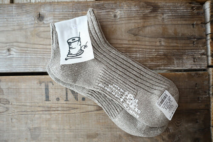 Put on socks(プットオンソックス)"Smoothie"スムージー シルクリネン アンクルソックス(7 COLOR)【2025年春夏新作☆数量限定生産！】【絹43%麻51% 吸放湿性 冷えとり】【日本製】