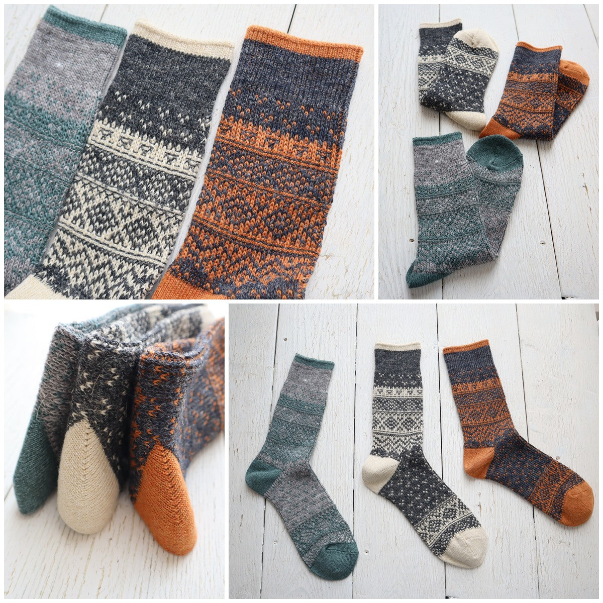 Jake(ジェイク)【Men's レディース大きめ】French Bull フレンチブル No.21-05202 メンズ カームソックス(3色)【靴下 日本製 2025-26年秋冬 シェットランドウールリネン糸 贈り物】