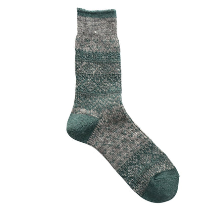 Jake(ジェイク)【Men's レディース大きめ】French Bull フレンチブル No.21-05202 メンズ カームソックス(3色)【靴下 日本製 2025-26年秋冬 シェットランドウールリネン糸 贈り物】