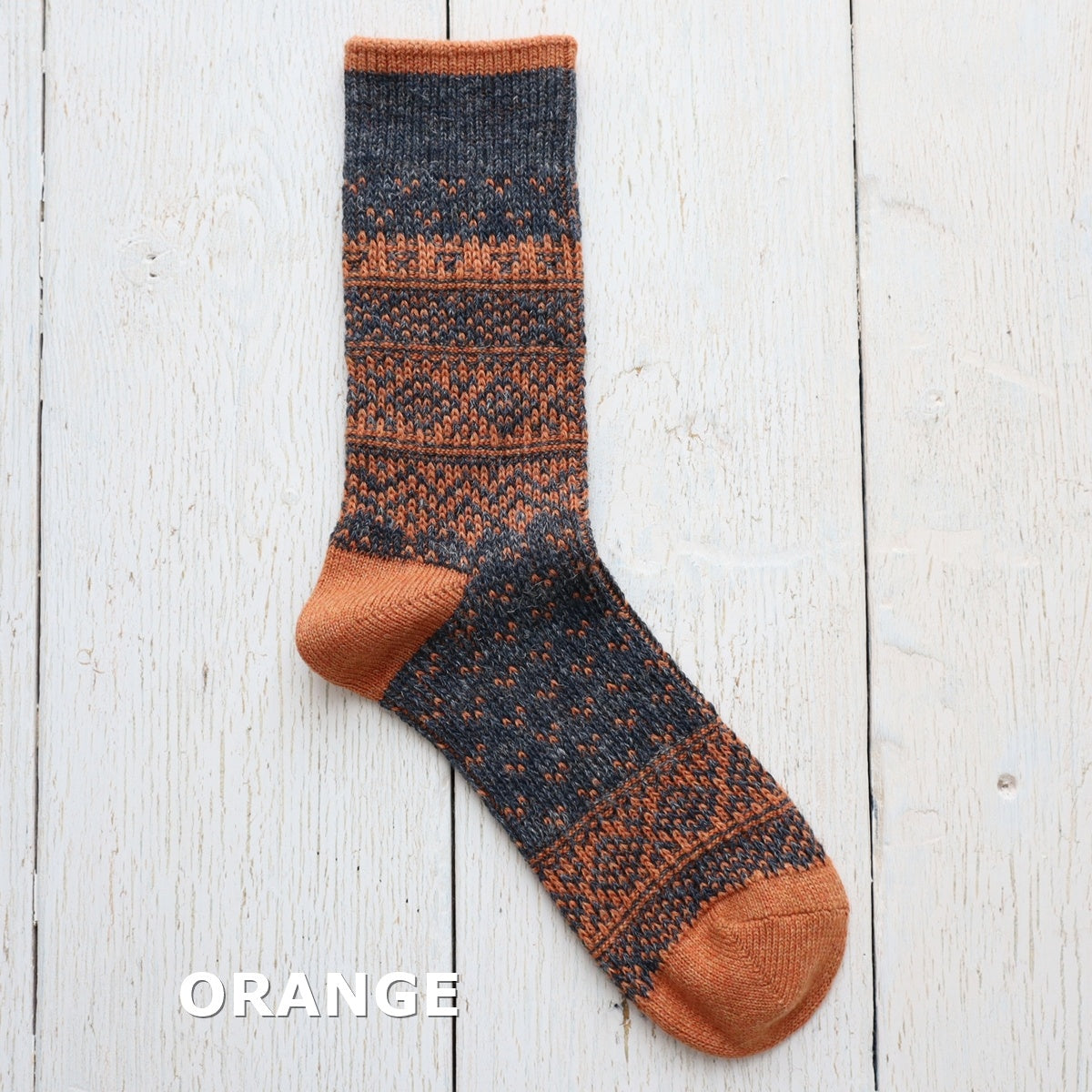 Jake(ジェイク)【Men's レディース大きめ】French Bull フレンチブル No.21-05202 メンズ カームソックス(3色)【靴下 日本製 2025-26年秋冬 シェットランドウールリネン糸 贈り物】