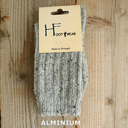 H FOOTWEAR(エイチフットウェア) "CHAUVE(ショーブ)"ウールネップソックス(8色)【MADE IN PORTUGAL ポルトガル製】【ウール 肉厚 暖か 防寒】【レディース メンズ ユニセックス】