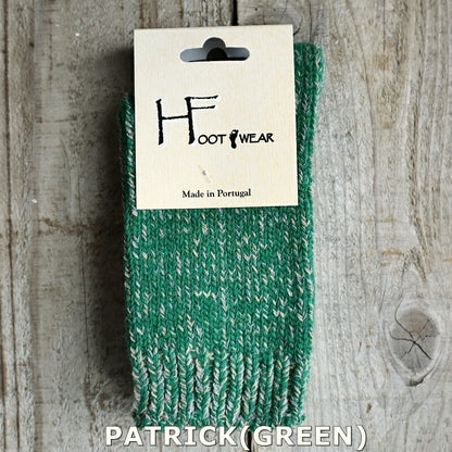 H FOOTWEAR(エイチフットウェア)  "CHINE(チャイン)" ウールミックス ソックス(8色)【MADE IN PORTUGAL ポルトガル製】【肉厚 チクチクしにくい 防寒】【レディース メンズ ユニセックス】