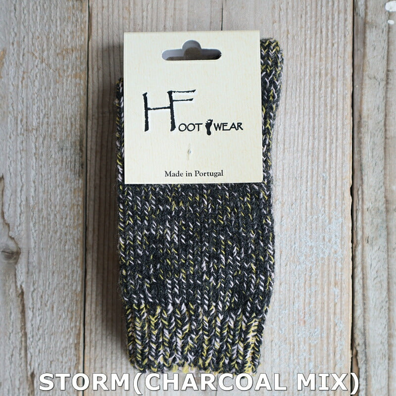 H FOOTWEAR(エイチフットウェア)  "CHINE(チャイン)" ウールミックス ソックス(8色)【MADE IN PORTUGAL ポルトガル製】【肉厚 チクチクしにくい 防寒】【レディース メンズ ユニセックス】
