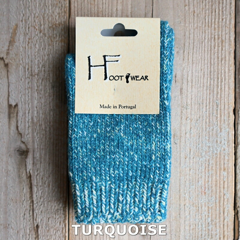 H FOOTWEAR(エイチフットウェア)  "CHINE(チャイン)" ウールミックス ソックス(8色)【MADE IN PORTUGAL ポルトガル製】【肉厚 チクチクしにくい 防寒】【レディース メンズ ユニセックス】