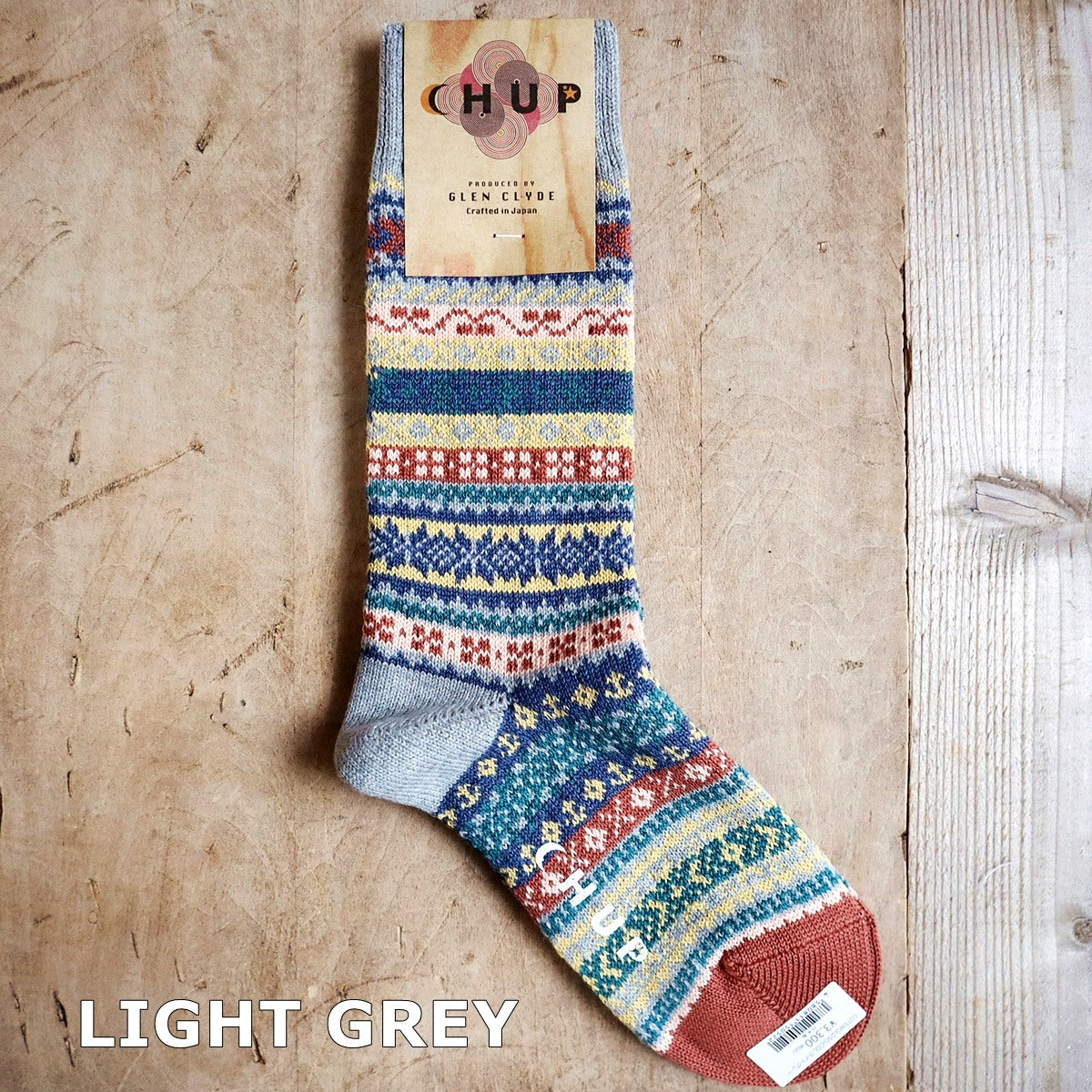 CHUP(チュプ) "COTSWOLDS(コッツウォルズ)" ソックス(4色×2サイズ) 【2025-26年秋冬☆数量限定生産 日本製 再入荷無し 丈夫 適度な厚み フェアアイル柄 ノルディック柄 ナバホ柄】