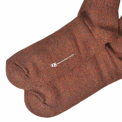 DEMOCRATIQUE SOCKS(デモクラティックソックス)クルーソックス靴下 "CABLE KNIT SPERMELANGE" from Denmark Copenhagen【ユニセックス/メンズ】【ショートソックス】