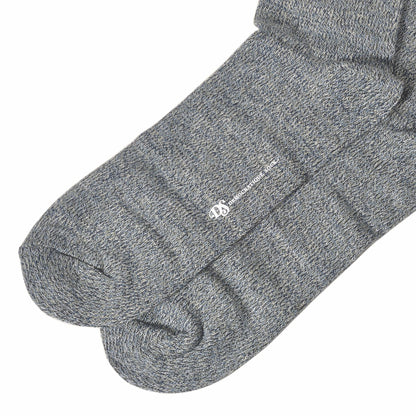 DEMOCRATIQUE SOCKS(デモクラティックソックス)クルーソックス靴下 "DIAMOND KNIT SPERMELANGE" from Denmark Copenhagen【ユニセックス/メンズ】【ショートソックス】