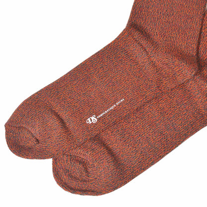 DEMOCRATIQUE SOCKS(デモクラティックソックス)クルーソックス靴下 "DIAMOND KNIT SPERMELANGE" from Denmark Copenhagen【ユニセックス/メンズ】【ショートソックス】