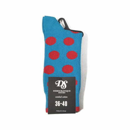 DEMOCRATIQUE SOCKS(デモクラティックソックス)クルーソックス水玉ドット靴下 "ORIGINALS DOTCOM" Womens from Denmark Copenhagen【レディースサイズ】【ショートソックス】