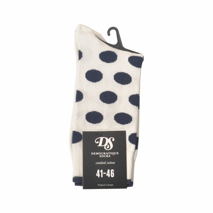 DEMOCRATIQUE SOCKS(デモクラティックソックス)クルーソックス水玉ドット靴下 "ORIGINALS DOTCOM" from Denmark Copenhagen【ユニセックス/メンズ】【ショートソックス】