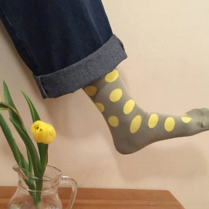 DEMOCRATIQUE SOCKS(デモクラティックソックス)クルーソックス水玉ドット靴下 "ORIGINALS DOTCOM" Womens from Denmark Copenhagen【レディースサイズ】【ショートソックス】