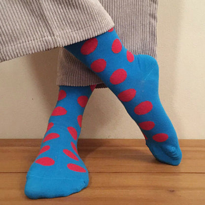 DEMOCRATIQUE SOCKS(デモクラティックソックス)クルーソックス水玉ドット靴下 "ORIGINALS DOTCOM" Womens from Denmark Copenhagen【レディースサイズ】【ショートソックス】