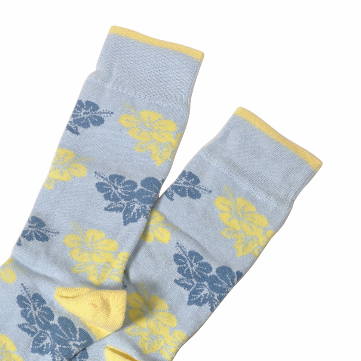 DEMOCRATIQUE SOCKS(デモクラティックソックス)クルーソックス ハイビスカス柄靴下 "HAWAII" from Denmark Copenhagen【ユニセックス/メンズ】【ショートソックス】