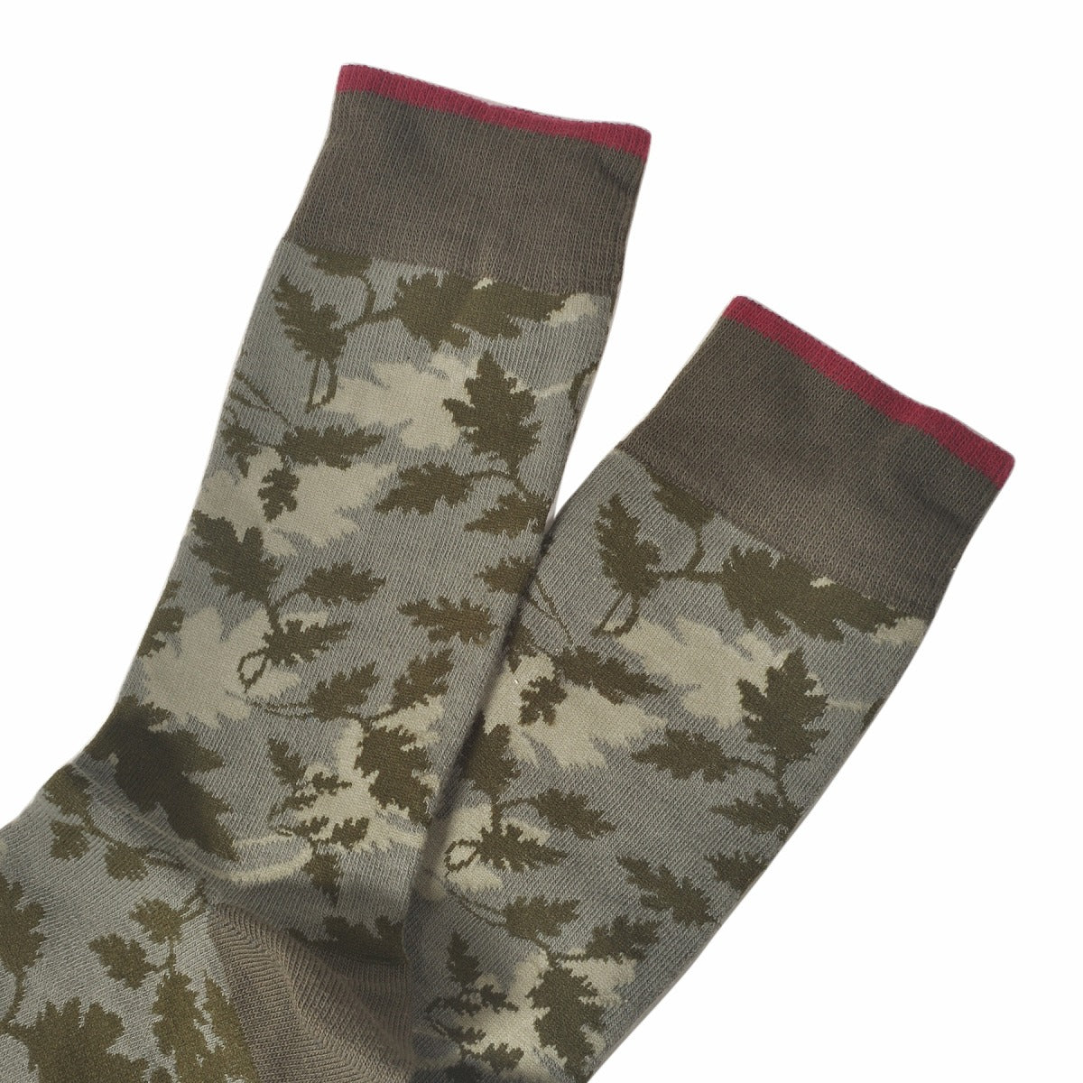 DEMOCRATIQUE SOCKS(デモクラティックソックス)クルーソックス カモフラ迷彩柄靴下 "LEAVES CAMO" from Denmark Copenhagen【ユニセックス/メンズ】【ショートソックス】