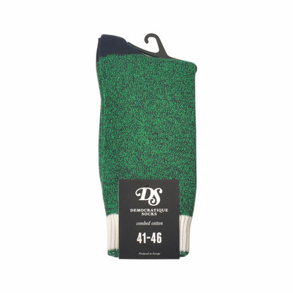 DEMOCRATIQUE SOCKS(デモクラティックソックス)クルーソックス靴下 "RELAX MELANGE CONTRAST" from Denmark Copenhagen【ユニセックス/メンズ】【ショートソックス】