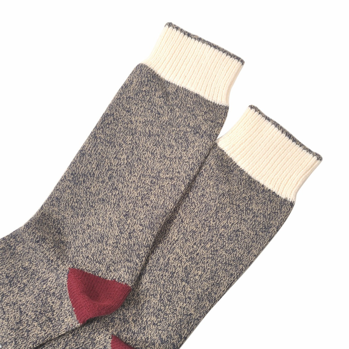 DEMOCRATIQUE SOCKS(デモクラティックソックス)クルーソックス靴下 "RELAX MELANGE CONTRAST" from Denmark Copenhagen【ユニセックス/メンズ】【ショートソックス】