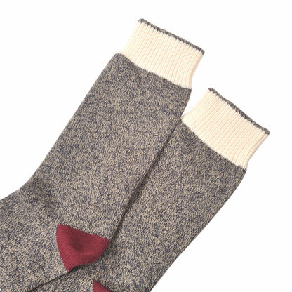 DEMOCRATIQUE SOCKS(デモクラティックソックス)クルーソックス靴下 "RELAX MELANGE CONTRAST" from Denmark Copenhagen【ユニセックス/メンズ】【ショートソックス】