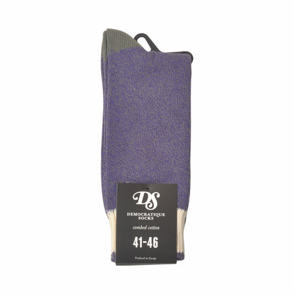 DEMOCRATIQUE SOCKS(デモクラティックソックス)クルーソックス靴下 "RELAX MELANGE CONTRAST" from Denmark Copenhagen【ユニセックス/メンズ】【ショートソックス】