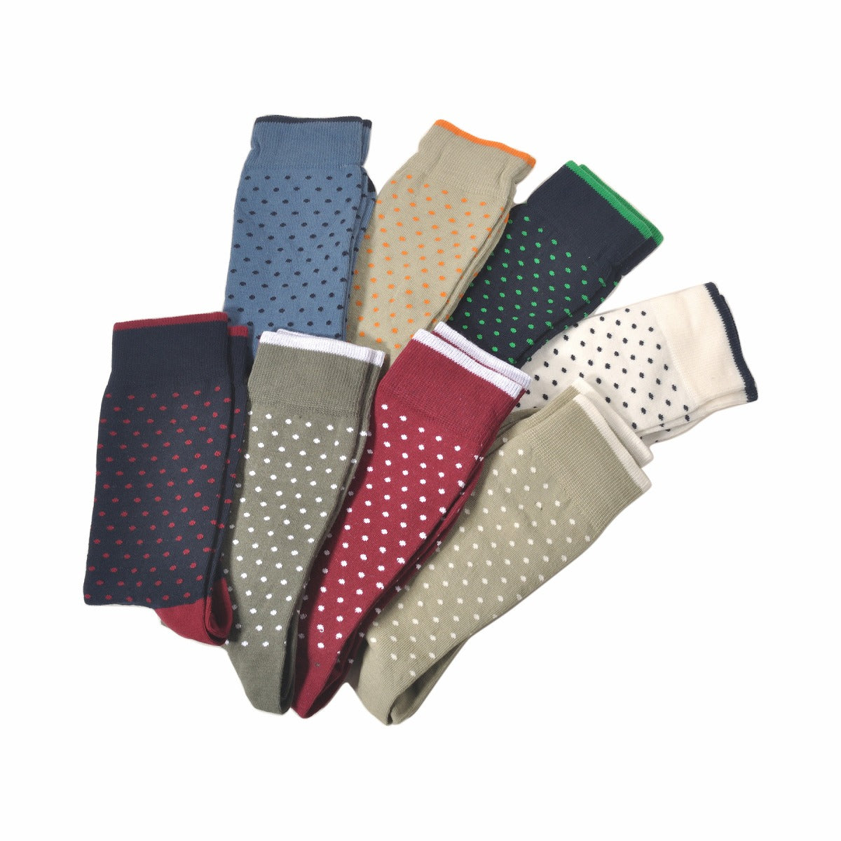DEMOCRATIQUE SOCKS(デモクラティックソックス)クルーソックス水玉ドット靴下 "ORIGINALS POLKA DOT" from Denmark Copenhagen【ユニセックス/メンズ】【ショートソックス】