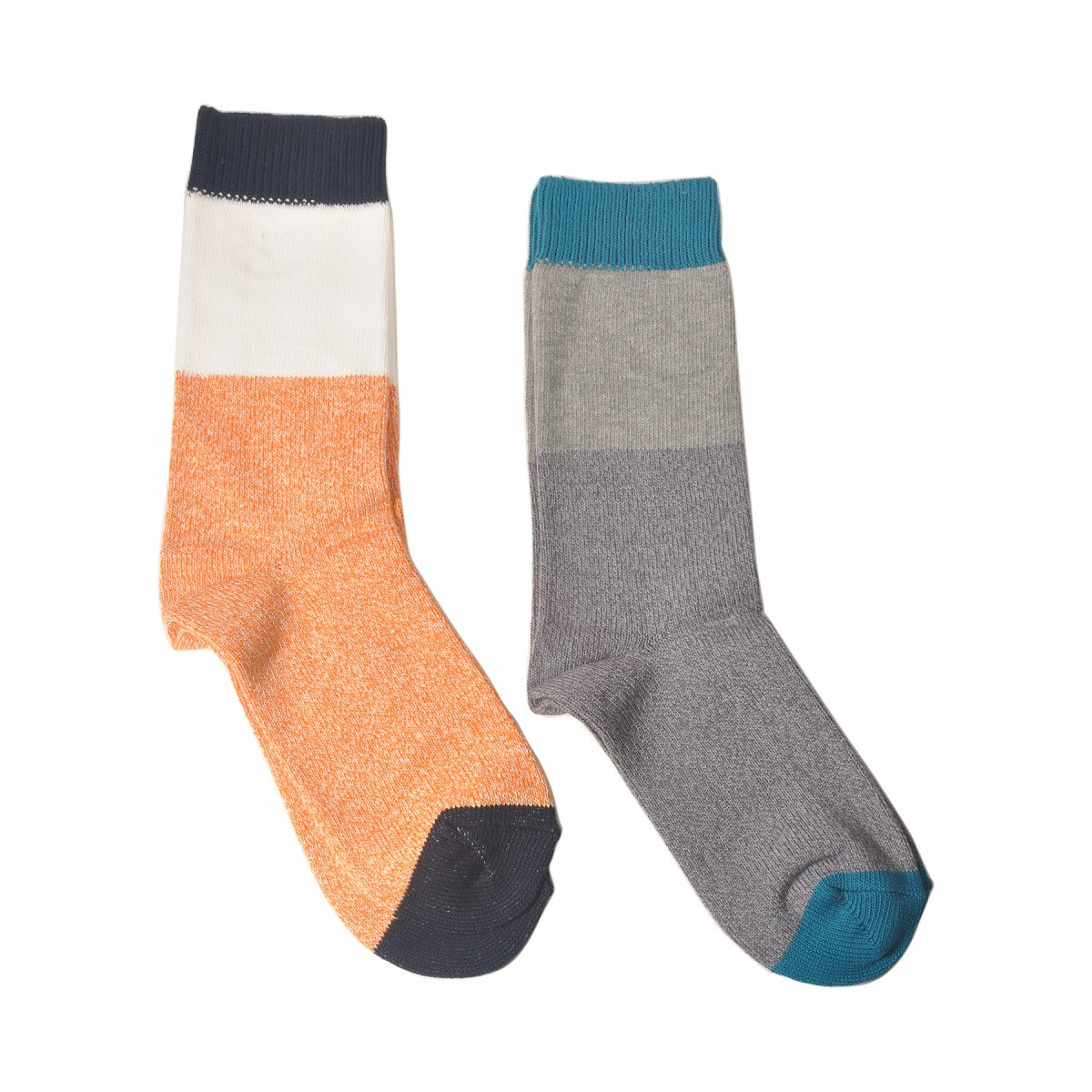DEMOCRATIQUE SOCKS x POINTER FOOTWEAR(デモクラティックソックスxポインターフットウェア)クルーソックス靴下 "RELAX BLOCK" from Denmark Copenhagen【ユニセックス/メンズ】【コラボ ショートソックス】