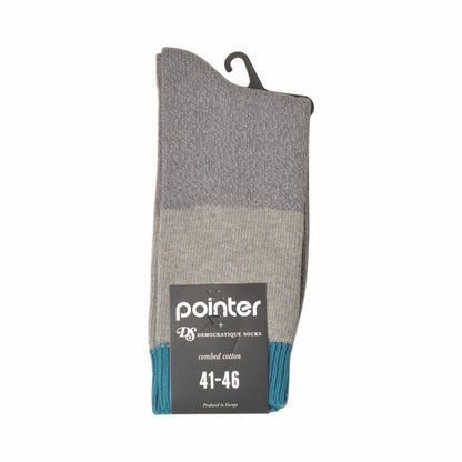 DEMOCRATIQUE SOCKS x POINTER FOOTWEAR(デモクラティックソックスxポインターフットウェア)クルーソックス靴下 "RELAX BLOCK" from Denmark Copenhagen【ユニセックス/メンズ】【コラボ ショートソックス】