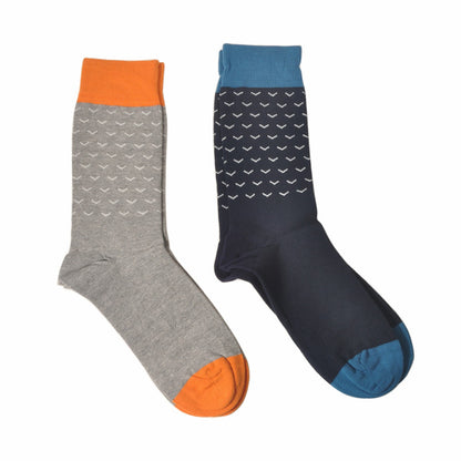 DEMOCRATIQUE SOCKS x POINTER FOOTWEAR(デモクラティックソックスxポインターフットウェア)クルーソックス靴下 "SNOW" from Denmark Copenhagen【ユニセックス/メンズ】【コラボ ショートソックス】