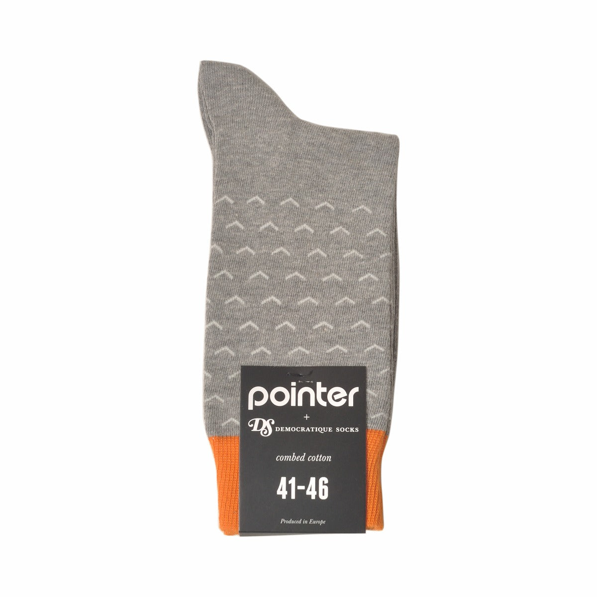 DEMOCRATIQUE SOCKS x POINTER FOOTWEAR(デモクラティックソックスxポインターフットウェア)クルーソックス靴下 "SNOW" from Denmark Copenhagen【ユニセックス/メンズ】【コラボ ショートソックス】