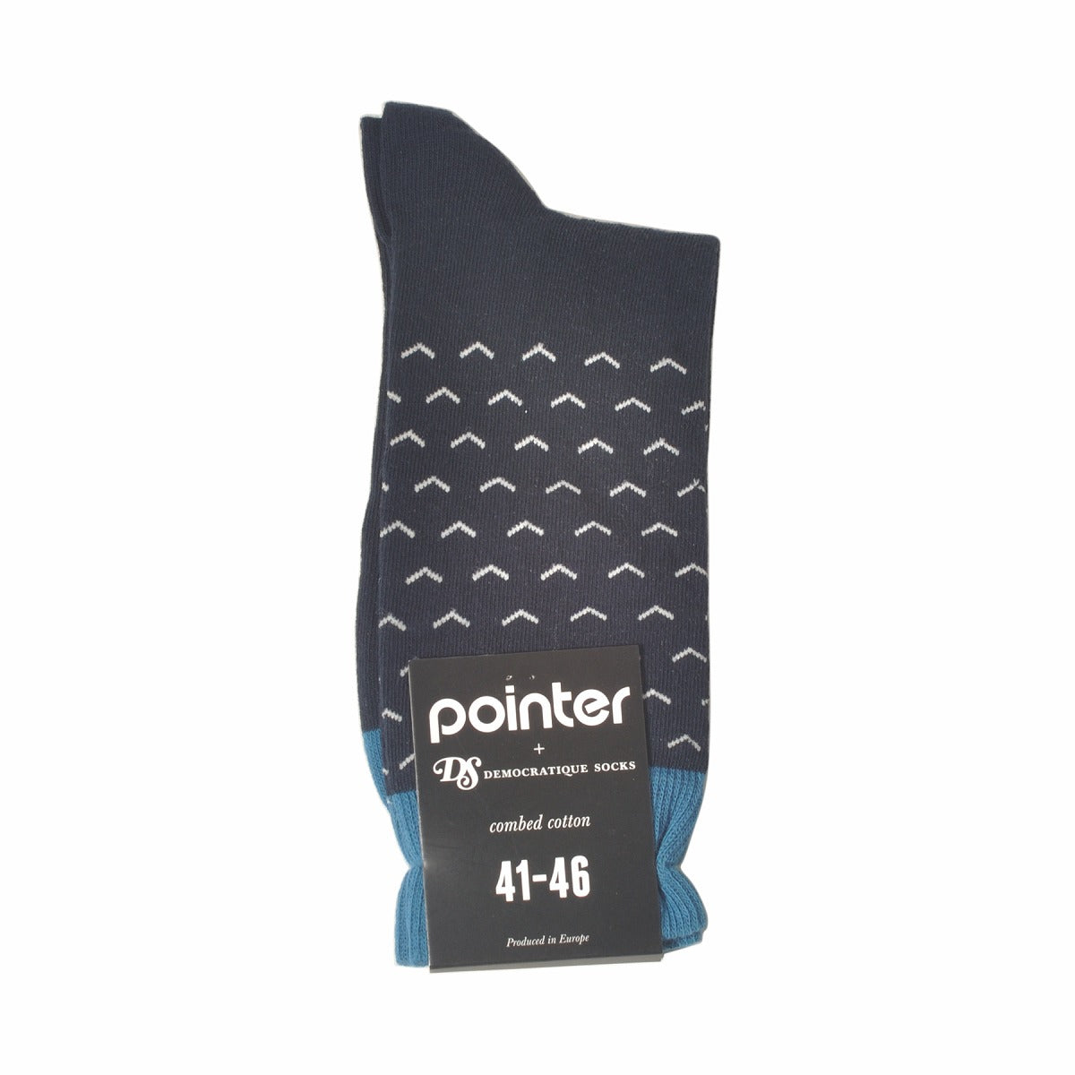 DEMOCRATIQUE SOCKS x POINTER FOOTWEAR(デモクラティックソックスxポインターフットウェア)クルーソックス靴下 "SNOW" from Denmark Copenhagen【ユニセックス/メンズ】【コラボ ショートソックス】