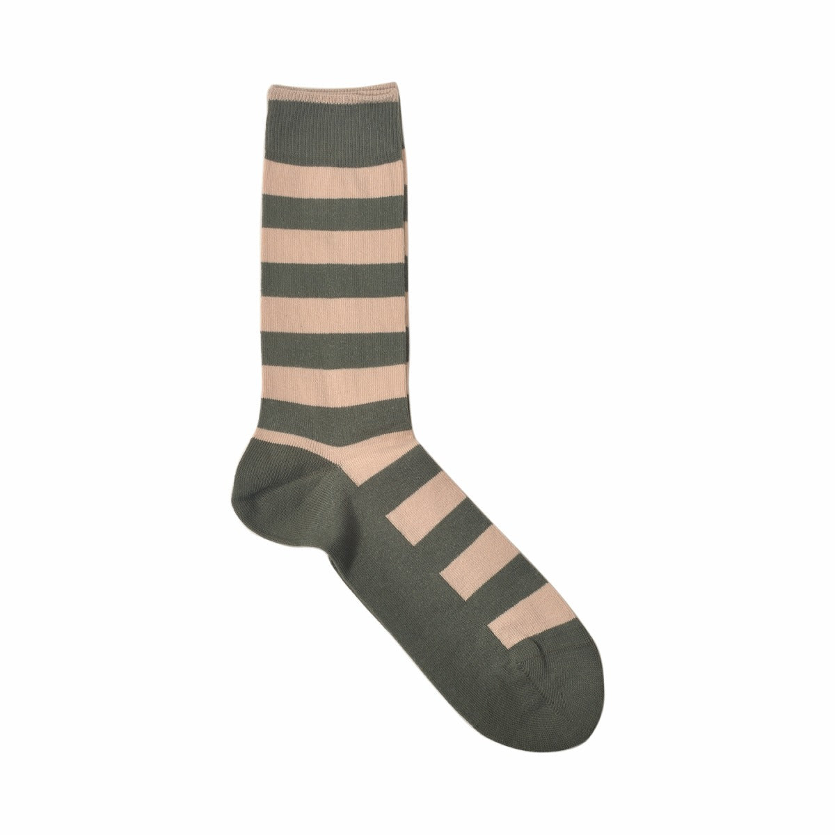 DEMOCRATIQUE SOCKS(デモクラティックソックス)クルーソックス ボーダーストライプ柄靴下 "ORIGINALS STRIPER" from Denmark Copenhagen【ユニセックス/メンズ】【ショートソックス】