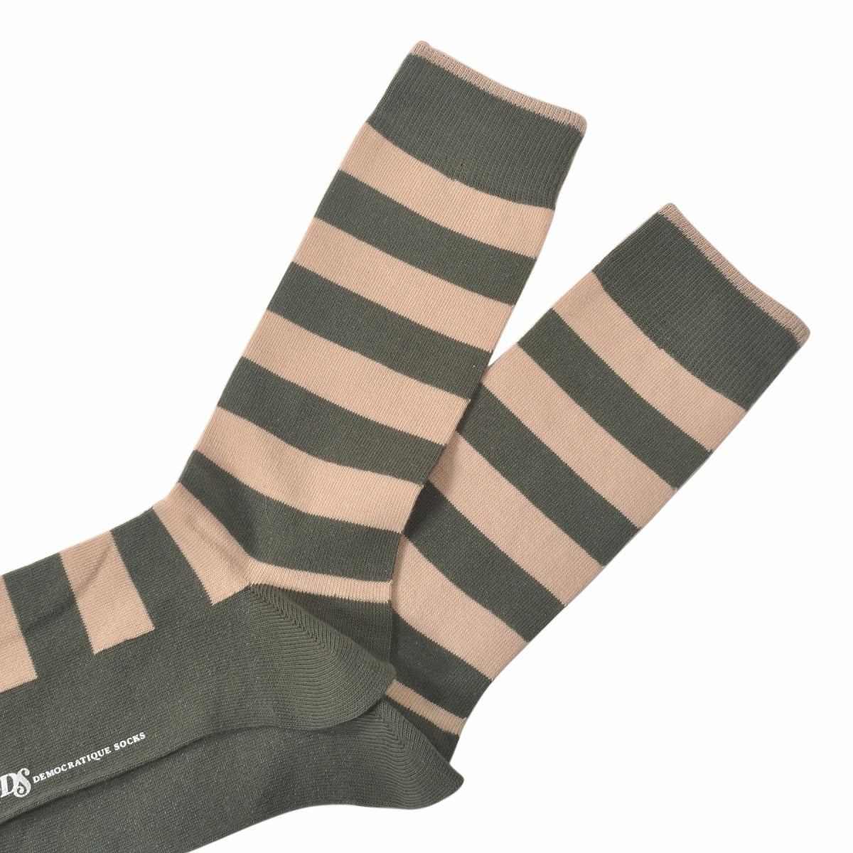 DEMOCRATIQUE SOCKS(デモクラティックソックス)クルーソックス ボーダーストライプ柄靴下 "ORIGINALS STRIPER" from Denmark Copenhagen【ユニセックス/メンズ】【ショートソックス】