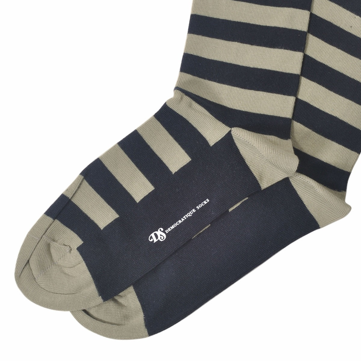 DEMOCRATIQUE SOCKS(デモクラティックソックス)クルーソックス ボーダーストライプ柄靴下 "ORIGINALS STRIPER" from Denmark Copenhagen【ユニセックス/メンズ】【ショートソックス】