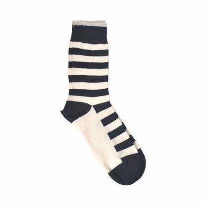 DEMOCRATIQUE SOCKS(デモクラティックソックス)クルーソックス ボーダーストライプ柄靴下 "ORIGINALS STRIPER" from Denmark Copenhagen【ユニセックス/メンズ】【ショートソックス】