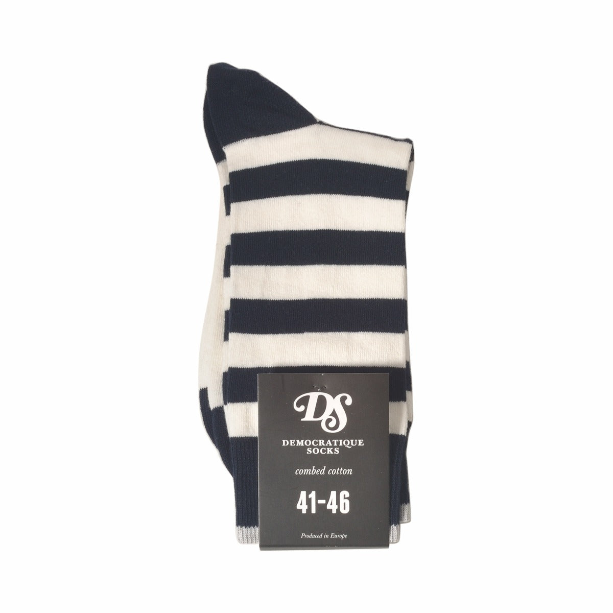 DEMOCRATIQUE SOCKS(デモクラティックソックス)クルーソックス ボーダーストライプ柄靴下 "ORIGINALS STRIPER" from Denmark Copenhagen【ユニセックス/メンズ】【ショートソックス】