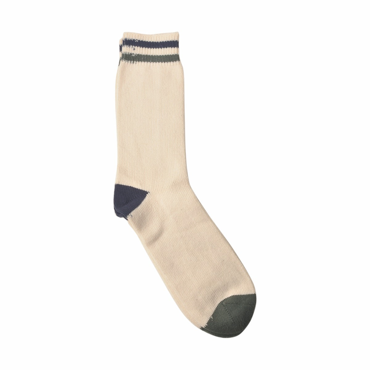 DEMOCRATIQUE SOCKS(デモクラティックソックス)クルーソックス靴下 "RELAX TWO STRIPE" from Denmark Copenhagen【ユニセックス/メンズ】【ショートソックス】