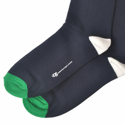 DEMOCRATIQUE SOCKS(デモクラティックソックス)クルーソックス靴下 "RELAX TWO STRIPE" from Denmark Copenhagen【ユニセックス/メンズ】【ショートソックス】