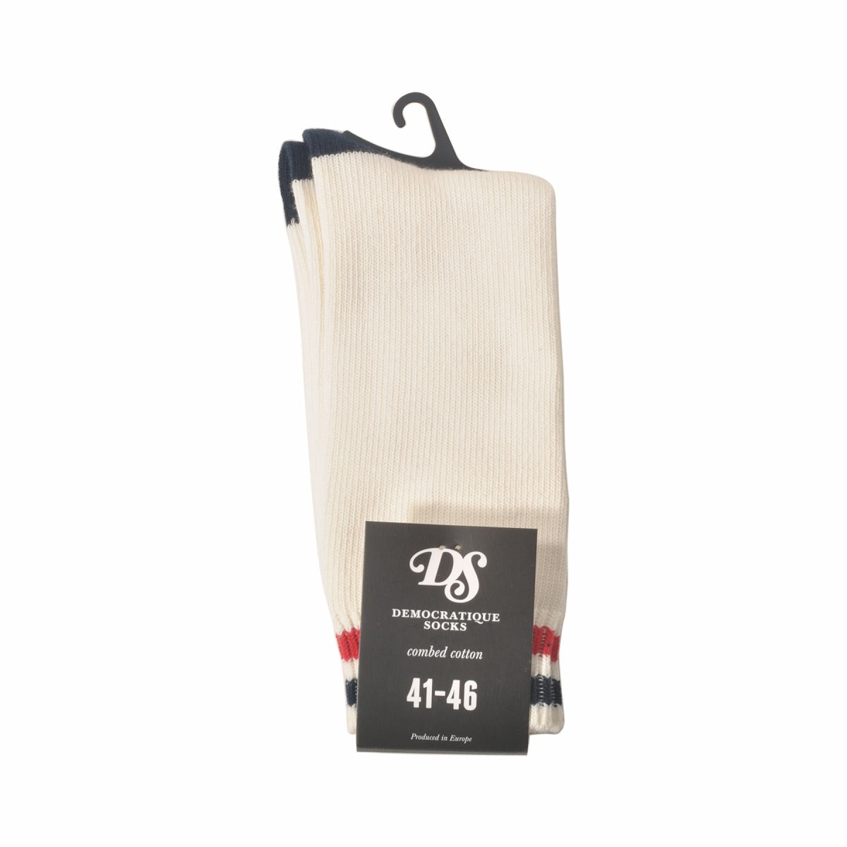 DEMOCRATIQUE SOCKS(デモクラティックソックス)クルーソックス靴下 "RELAX TWO STRIPE" from Denmark Copenhagen【ユニセックス/メンズ】【ショートソックス】