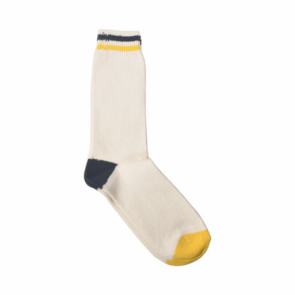 DEMOCRATIQUE SOCKS(デモクラティックソックス)クルーソックス靴下 "RELAX TWO STRIPE" from Denmark Copenhagen【ユニセックス/メンズ】【ショートソックス】