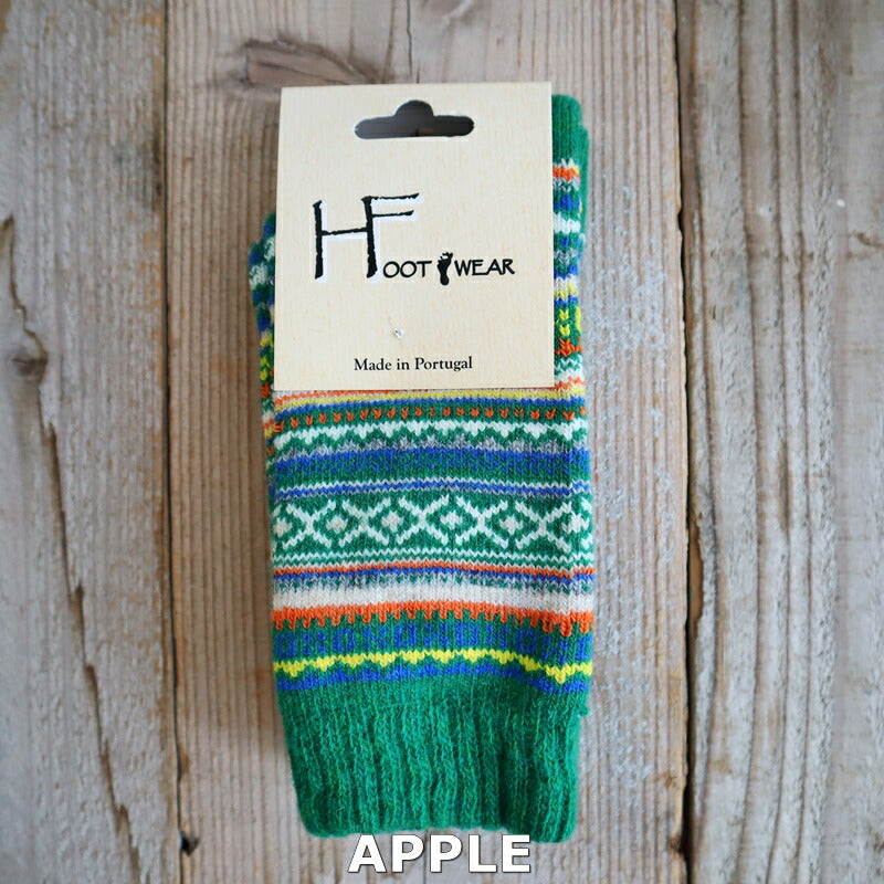 H FOOTWEAR(エイチフットウェア) "FAIR ISLE(フェアアイル)" ウールソックス(8色)【MADE IN PORTUGAL ポルトガル製】【ウール 肉厚 暖か 冷えとり 防寒】【レディース メンズ ユニセックス】