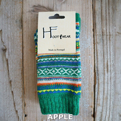 H FOOTWEAR(エイチフットウェア) "FAIR ISLE(フェアアイル)" ウールソックス(8色)【MADE IN PORTUGAL ポルトガル製】【ウール 肉厚 暖か 冷えとり 防寒】【レディース メンズ ユニセックス】