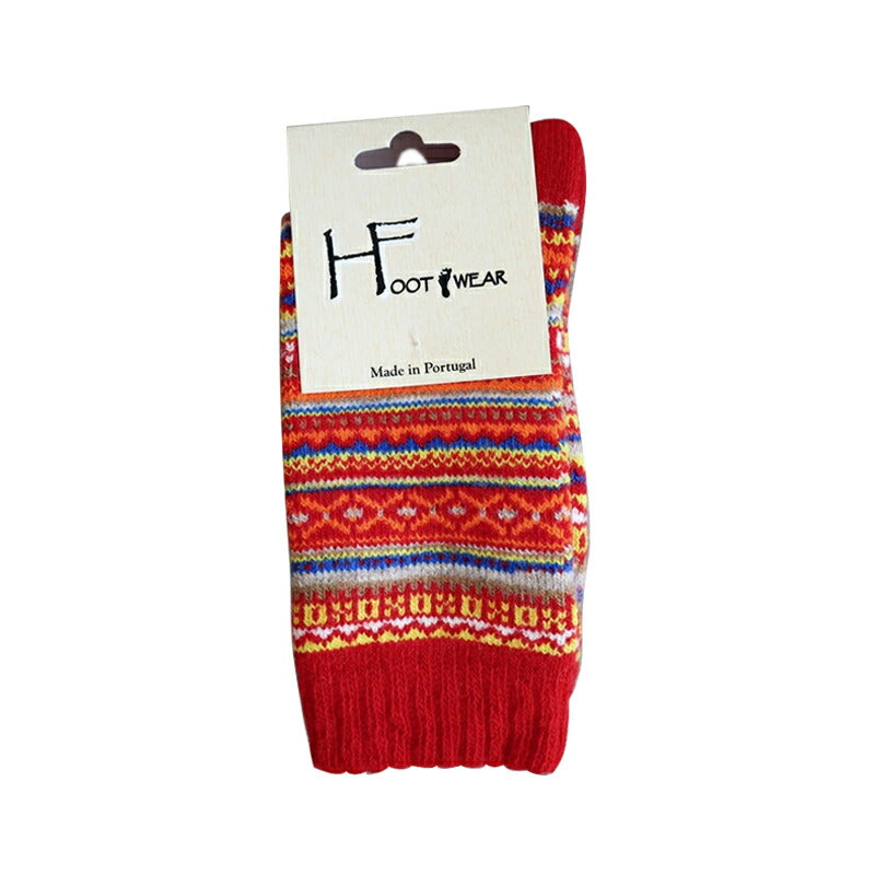 H FOOTWEAR(エイチフットウェア) "FAIR ISLE(フェアアイル)" ウールソックス(8色)【MADE IN PORTUGAL ポルトガル製】【ウール 肉厚 暖か 冷えとり 防寒】【レディース メンズ ユニセックス】