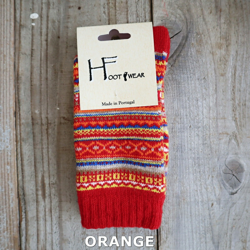 H FOOTWEAR(エイチフットウェア) "FAIR ISLE(フェアアイル)" ウールソックス(8色)【MADE IN PORTUGAL ポルトガル製】【ウール 肉厚 暖か 冷えとり 防寒】【レディース メンズ ユニセックス】