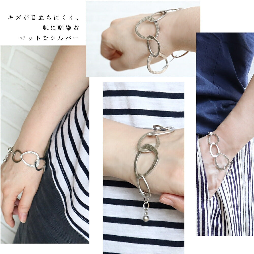 【2024-25年秋冬新作☆数量限定生産！】THE RING DESIGN FACTORY "FOOT PRINT" Bracelet フットプリント(足跡)デザイン ブレスレット 【足跡をイメージ 調整可能 ギフト】