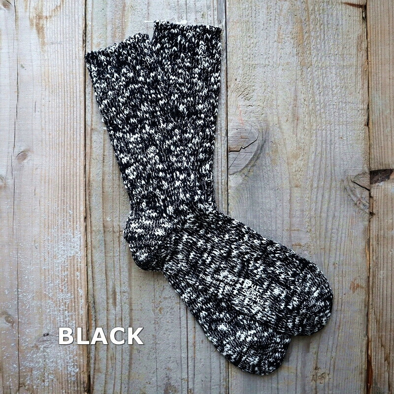 Put on socks(プットオンソックス)"Grain"グレイン コットンリネンジャンボスラブソックス(5 COLOR)【2025年春夏☆数量限定生産！】【 天然有機系デオドラント加工 綿麻】【日本製】