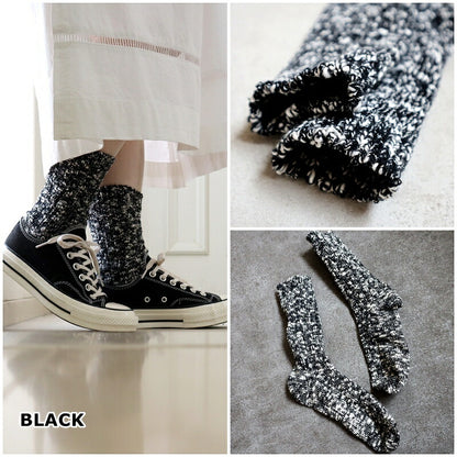 Put on socks(プットオンソックス)"Grain"グレイン コットンリネンジャンボスラブソックス(5 COLOR)【2025年春夏☆数量限定生産！】【 天然有機系デオドラント加工 綿麻】【日本製】